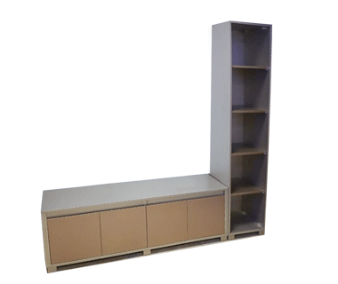 ترابيزه tv + وحده أرفف